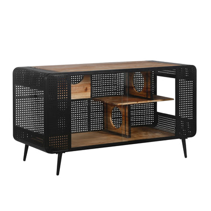 55.12 "Spacious Cat House with Tempered Glass, for Living Room, Hallway, Study and Other Spaces image 8