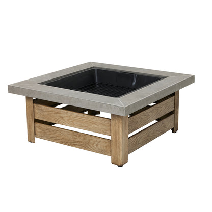 34-inch Iron Fire Pit Table Wood-burning stove image 12