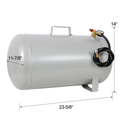 Portable11 Gallon Aluminum Air Tank, Lightweight Durable Air Compressor Tank with Pressure Gauge, Safety Valve and 47 Inch Hose for Easy Tool Connection image 9