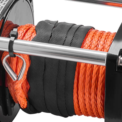 Electric Winch for Truck 6000 lb Synthetic Rope Waterproof Remote Control image 8