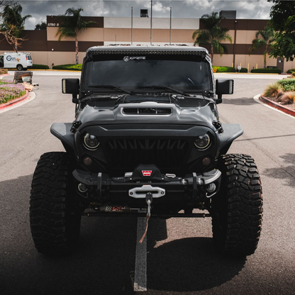 Replacement Hood Vented Heat Dispersion for 2007-2017 Jeep Wrangler JK JKU Hood Upgrade image 8