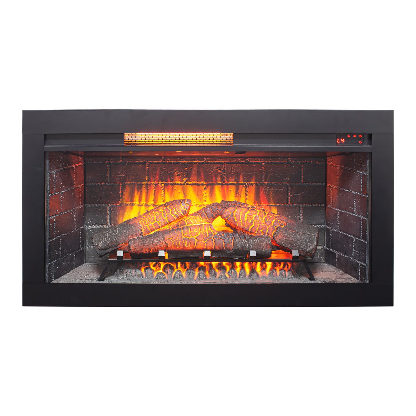 36 inch Infrared Electric Fireplace with Removable Trim kit Insert, Touch Panel Home Decor Heater image 6
