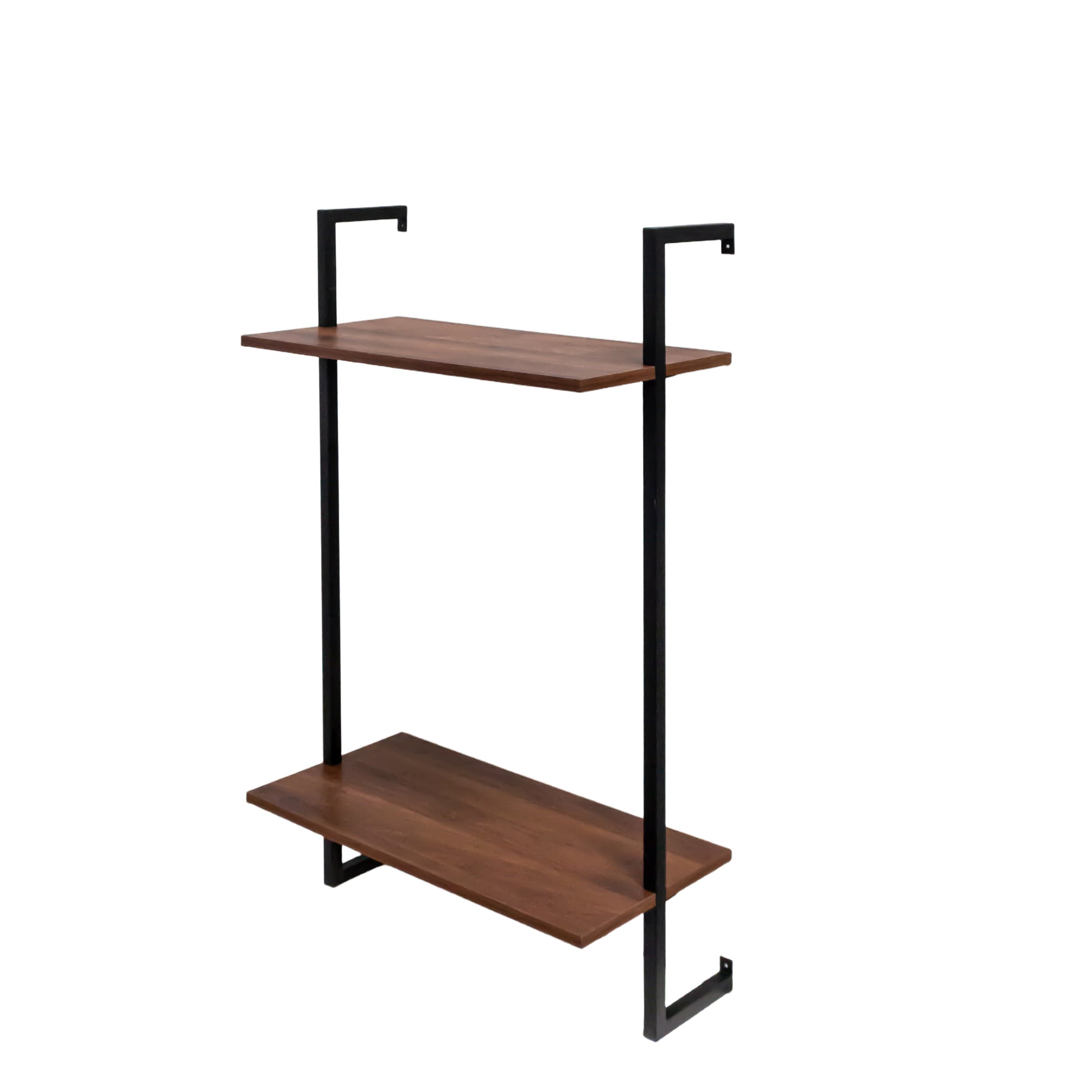 3 Tier and 2 Tier Bathroom Shelves Metal, Wood Hanging Storage Bookshelf image 7