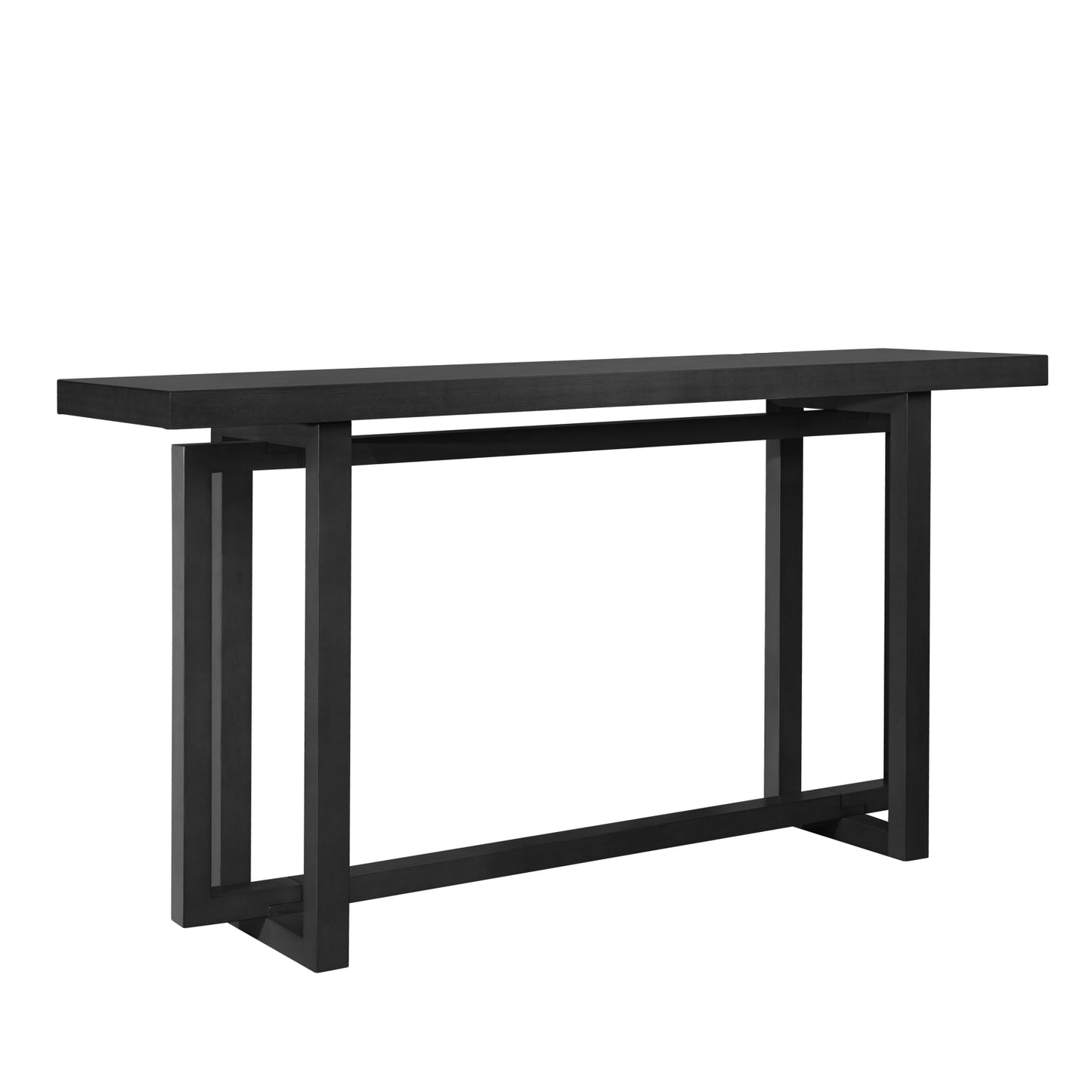 59" Narrow Console Table - MDF Entryway Sofa Table for Hallway, Living Room, Foyer with Space-Saving Design image 10