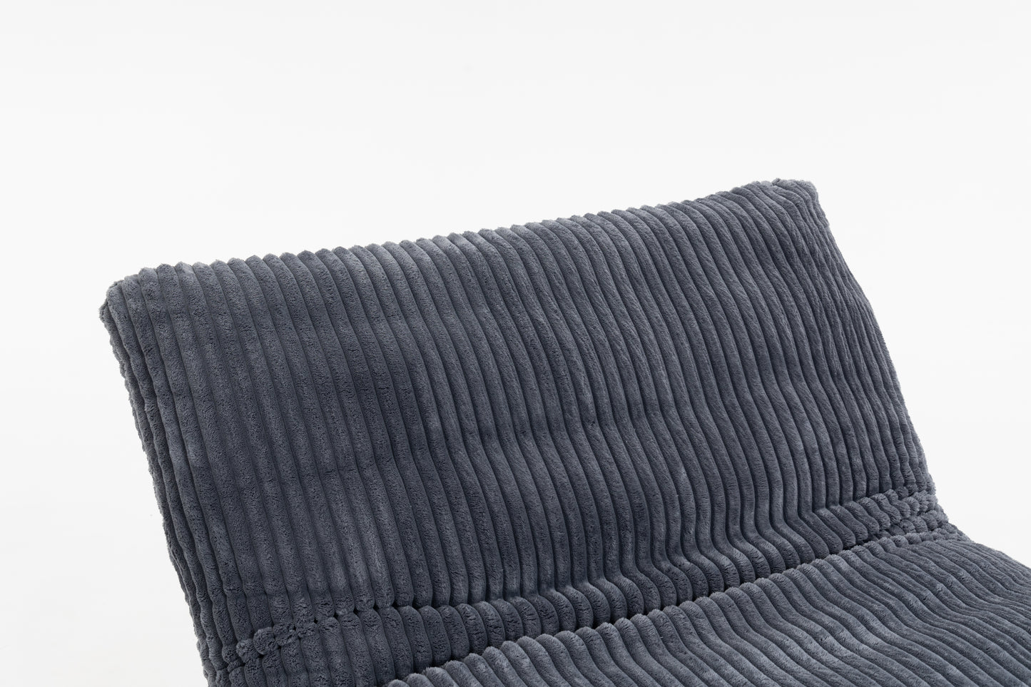 Bean bag chair for Adults,Accent Armless Lazy Sofa, Casual Single Sofa, Corduroy Fabric, For Living Room And Bedroom, With Backrest, Single Seat image 6