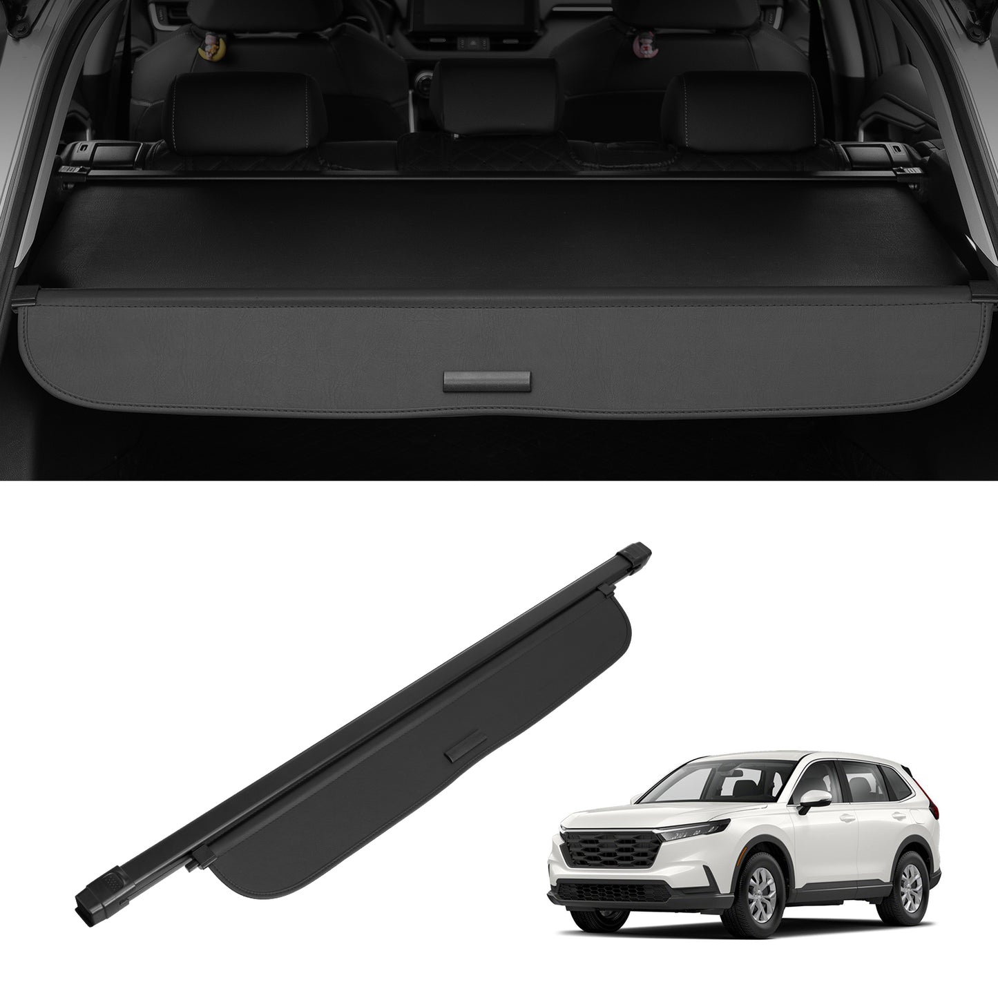 Retractable Cargo Cover for Honda CRV 2023-2024 Upgraded Rear Trunk Cover image 4