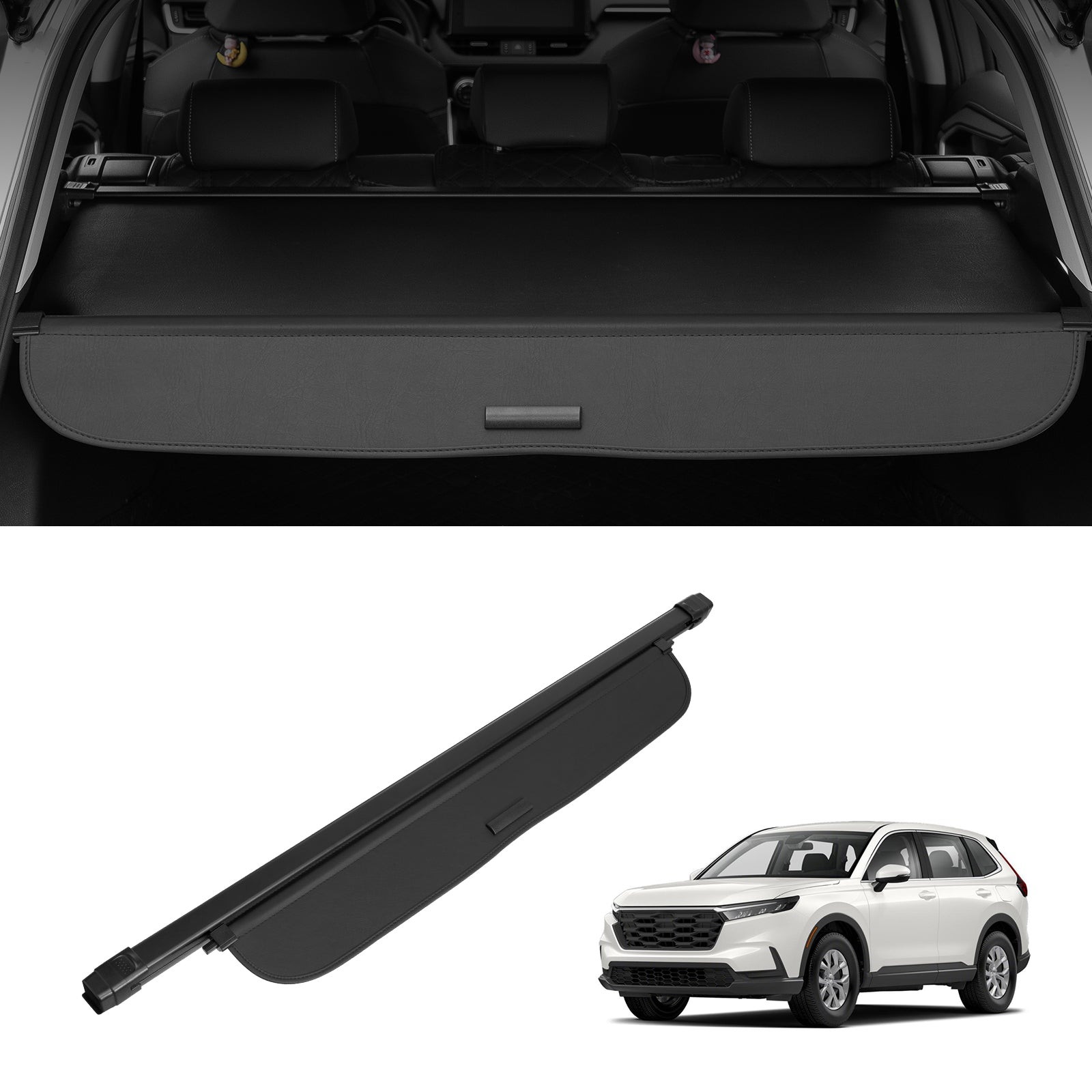 Retractable Cargo Cover for Honda CRV 2023-2024 Upgraded Rear Trunk Cover image 4