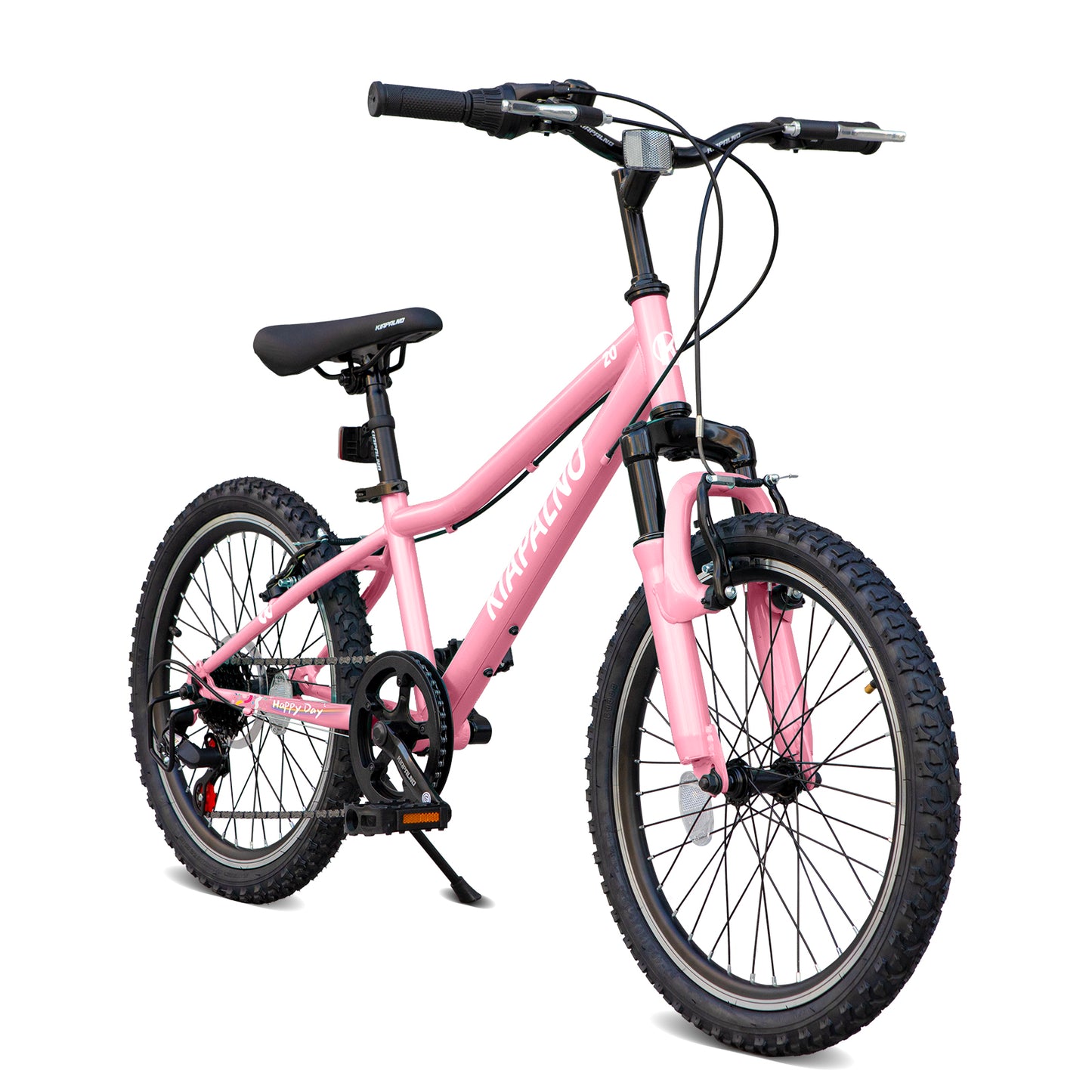 20 Inch Mountain Bike, 7-Speed Adult Dual-Suspension Mountain Bicycle with Sturdy Steel Frame, Excellent Twist Shifting, Dual Handbrake & Adjustable Seat for Men Women image 1