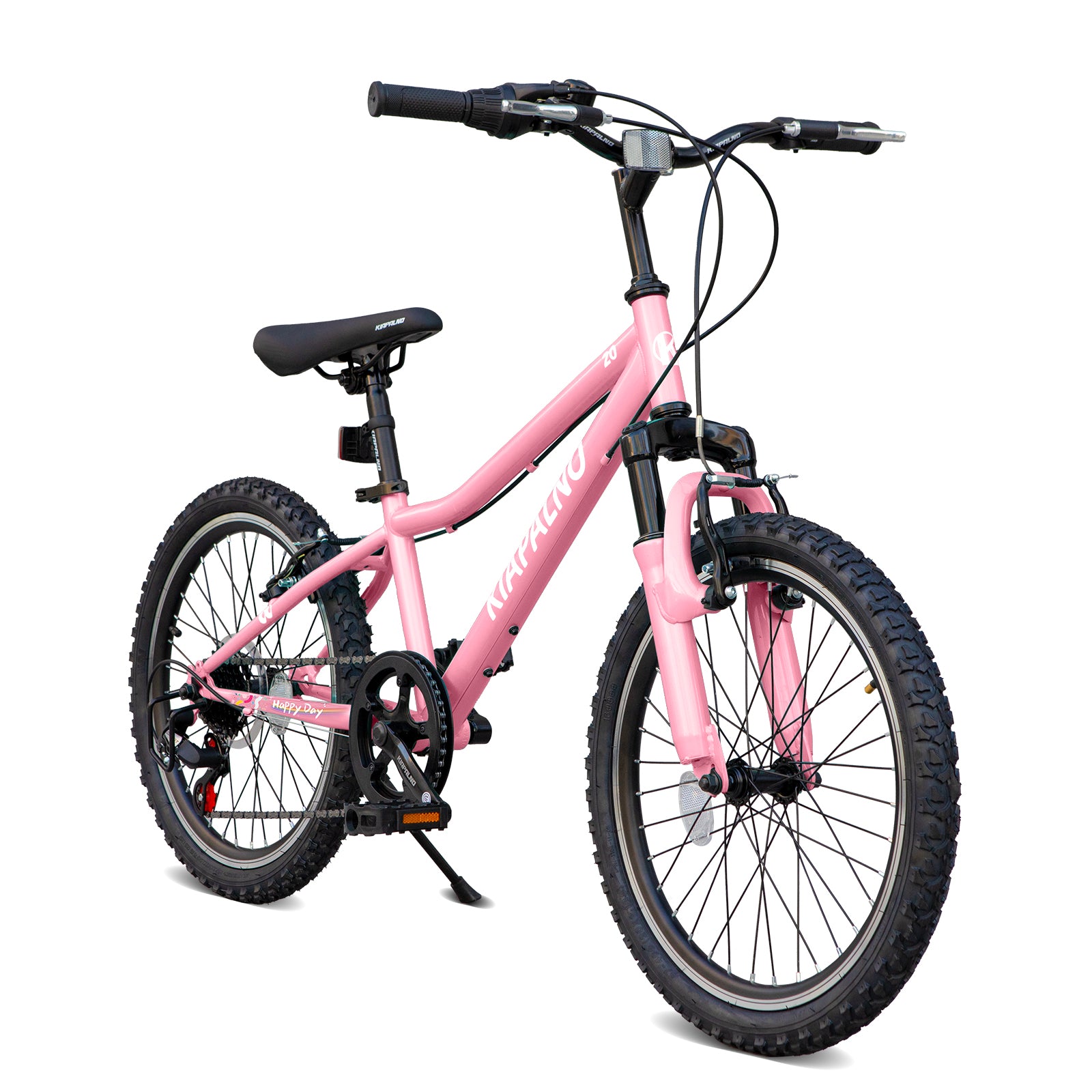 20 Inch Mountain Bike, 7-Speed Adult Dual-Suspension Mountain Bicycle with Sturdy Steel Frame, Excellent Twist Shifting, Dual Handbrake & Adjustable Seat for Men Women image 1