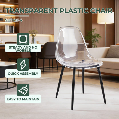 PET CHAIR 4PCS BLACK image 2