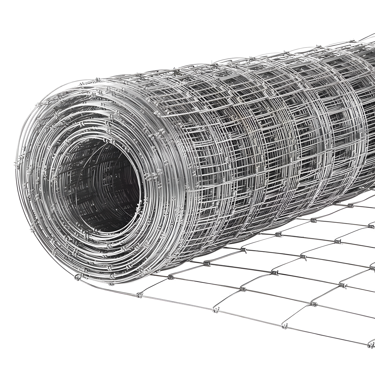 Cattle Fence 4 feet x 328 feet - Heavy-duty galvanized wire fence and wire mesh fence, suitable for pigs, goats, sheep, and deer; ideal goat fence, deer fence, livestock pen protection, and livestock image 5