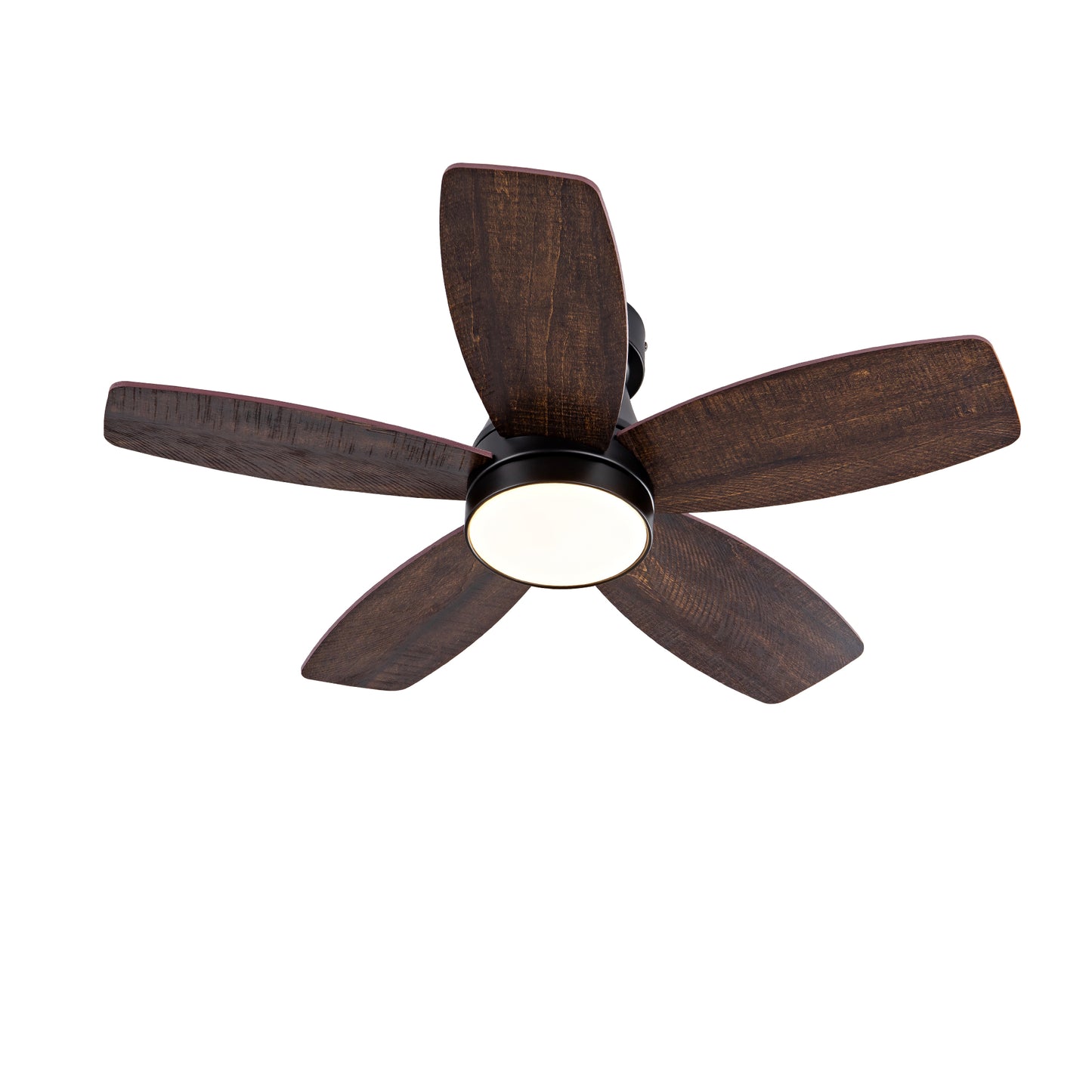 Ceiling Fans with Lights and Remote, 32 Inch Low Profile Ceiling Fan with Light, Flush Mount, Reversible, 3CCT, Dimmable Black Modern Ceiling Fan for Bedroom, Living Room, Outdoor Patio image 10