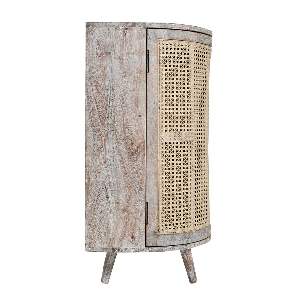 57x16x33" Tv Console With Cane Doors image 5