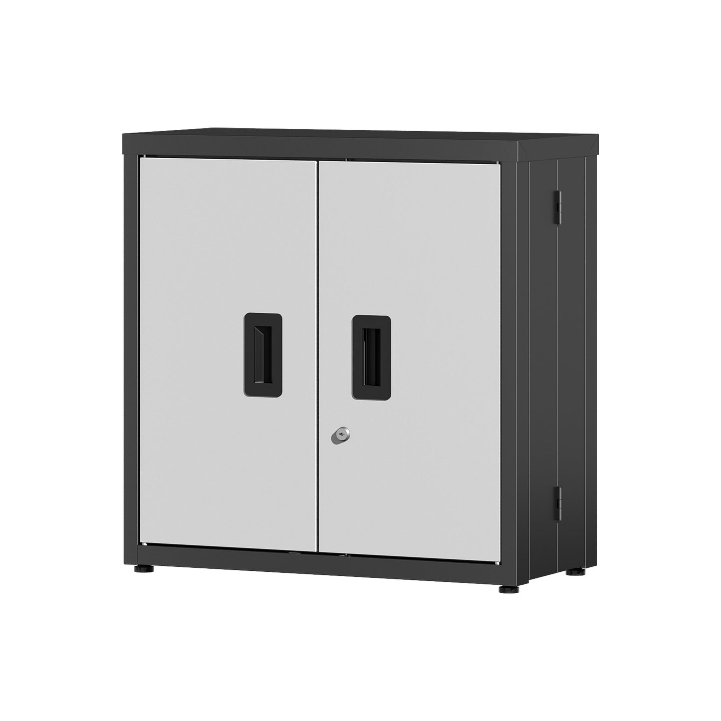 Metal Tool Garage Storage Cabinet with 2 Doors and lock image 1