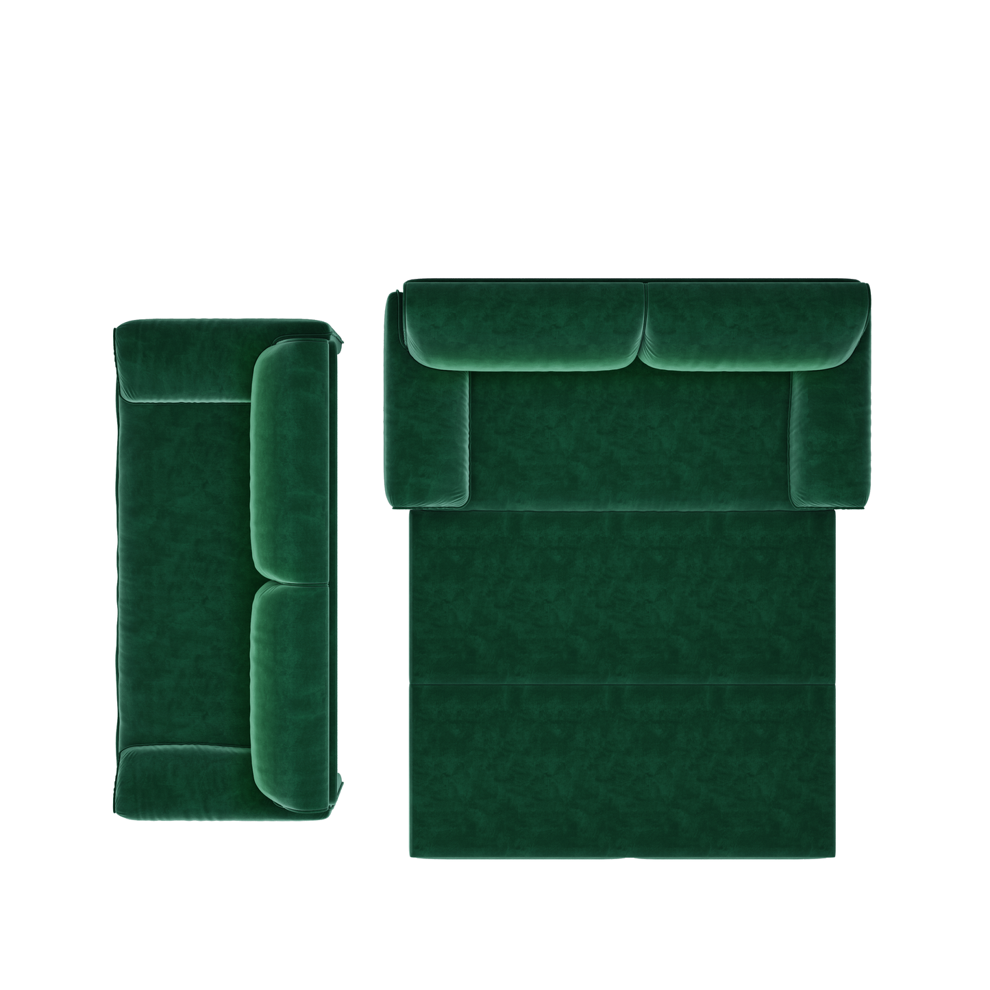 66" Queen Pull Out Sofa Bed, 3-in-1 Convertible Sleeper Sofa with Side Storage,Multi-Functional Velvet Loveseat Bed for Living Room,Bedroom,Apartment(Old Sku:W1885S00046/W1885S00116/W1885S00224) image 11