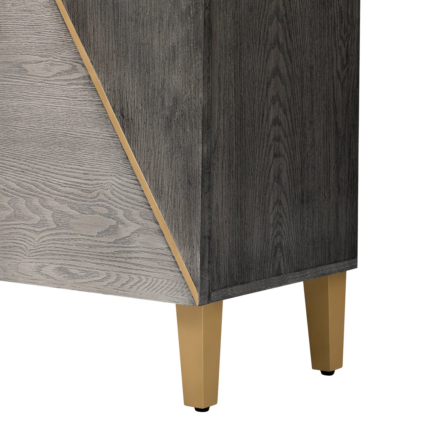 TREXM retro cabinet with dimensional doors and hardware detail