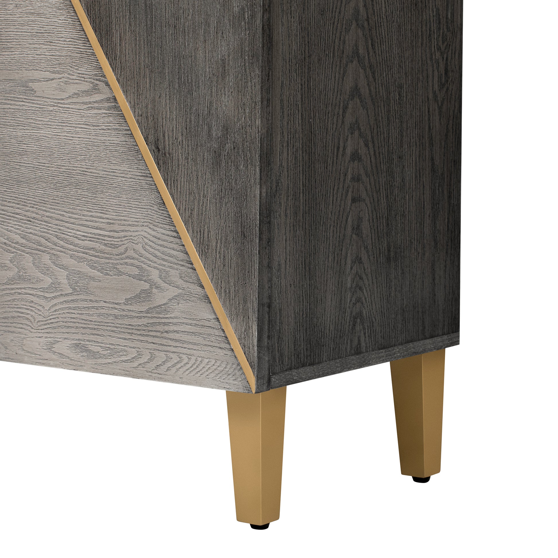TREXM retro cabinet with dimensional doors and hardware detail