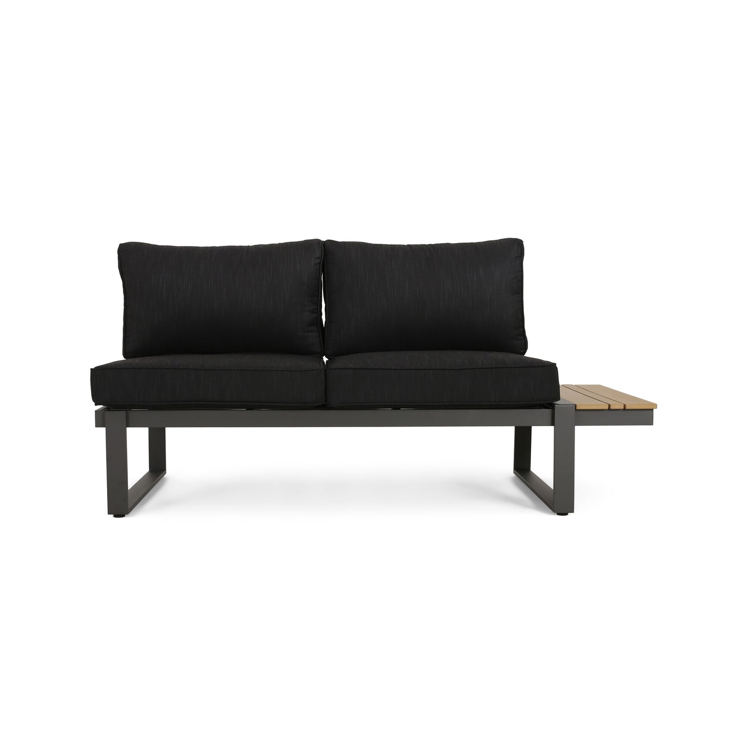 Sterling V-Shaped Outdoor Aluminum 5 Seater Sofa Set with Cushions image 3