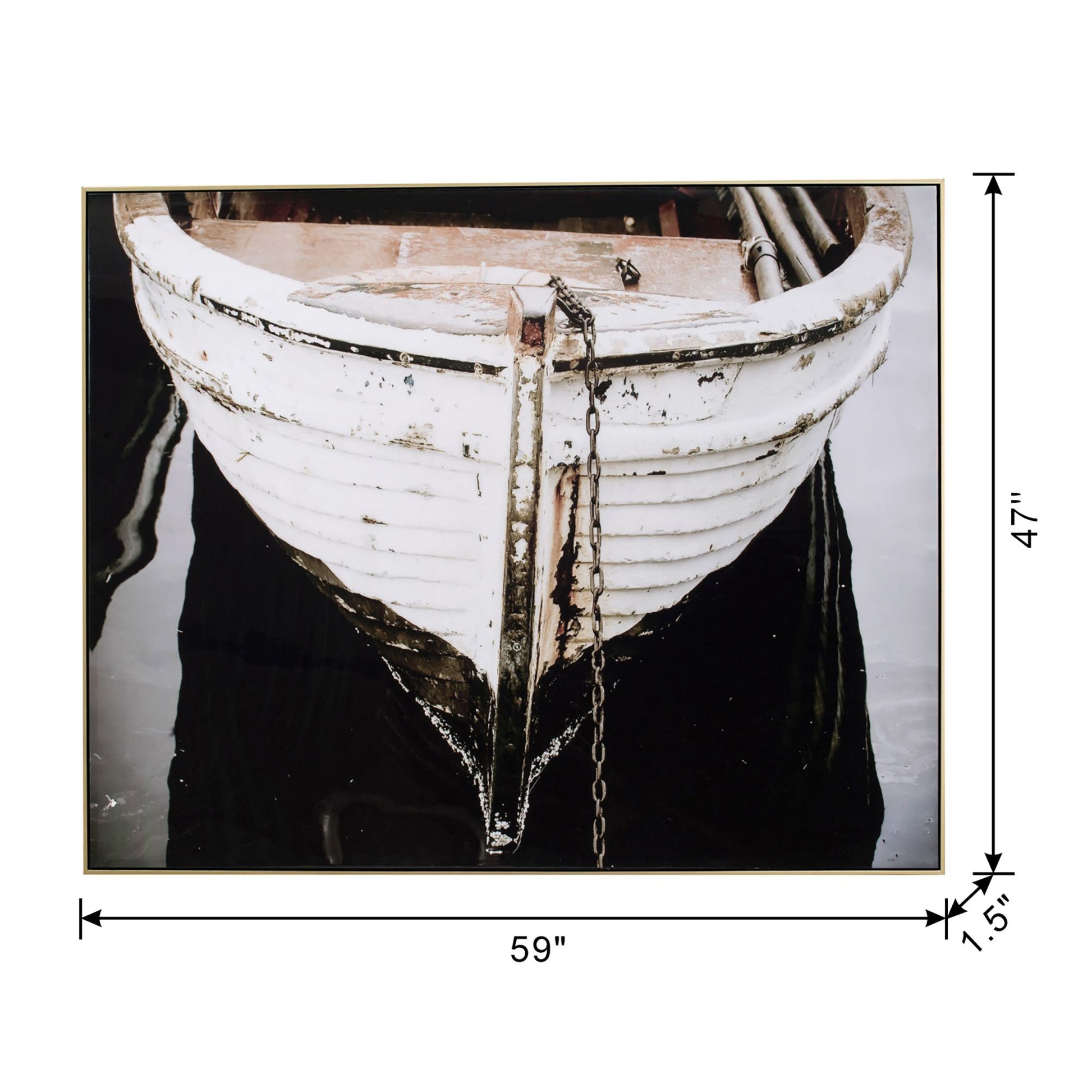 59" x 47" Large Black and White Rectangular Wall Art with Frame, Wall Decor for Living Room Bedrrom Entryway Office image 9