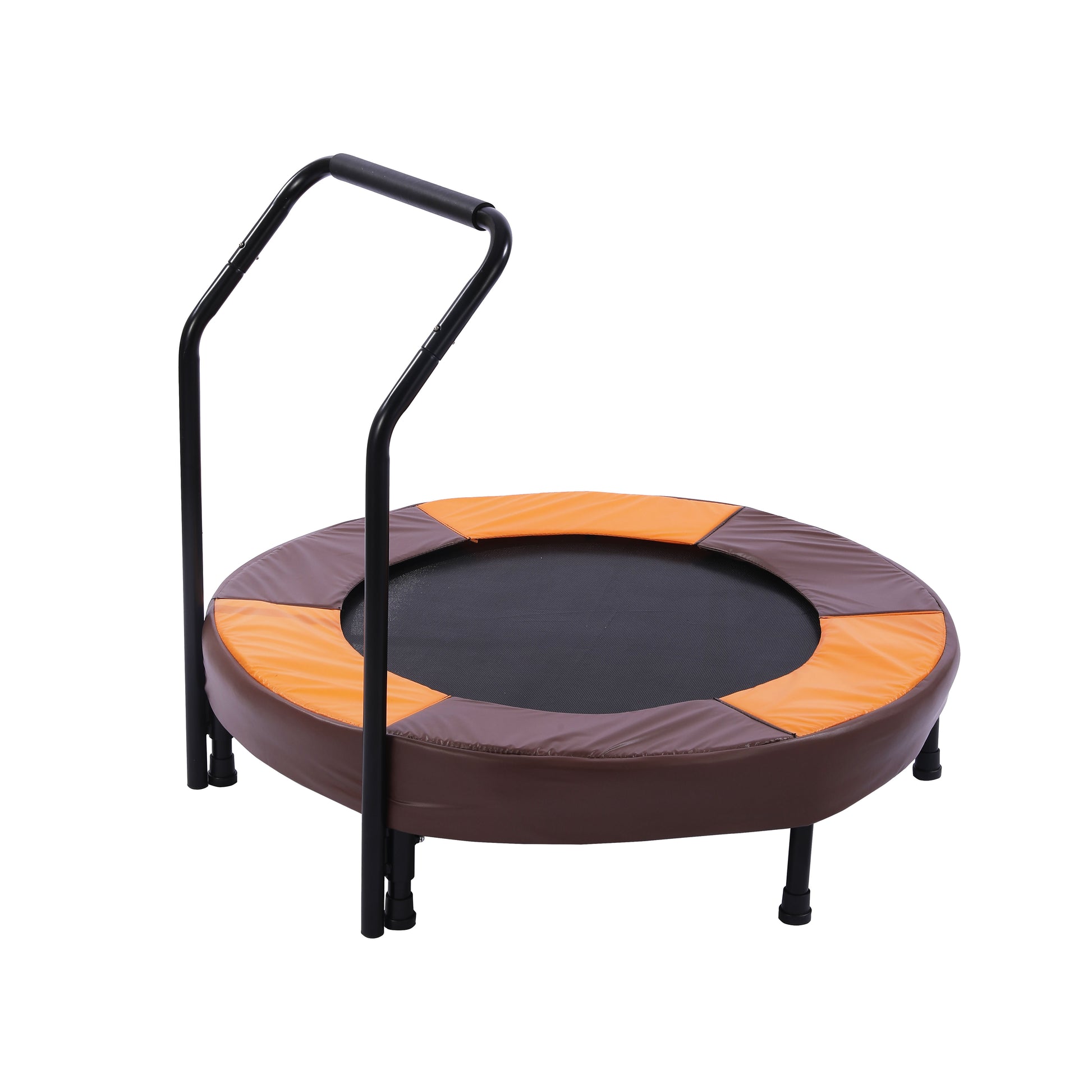 36 Inch Foldable Mini Trampoline, Indoor and Outdoor Rebounder for Kids,Toddler Trampoline Easy to Assemble, with Foam Handle and Safe Thickened Cover, Birthday Gift for Boys & Girlsfor Ages 1-6 image 2