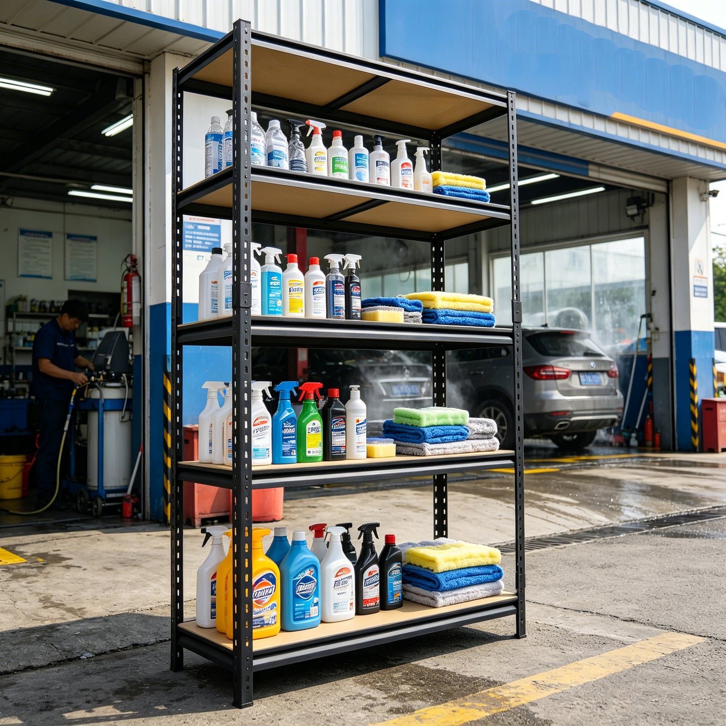 2000LBS Capacity Garage Storage Shelves Heavy Duty image 9