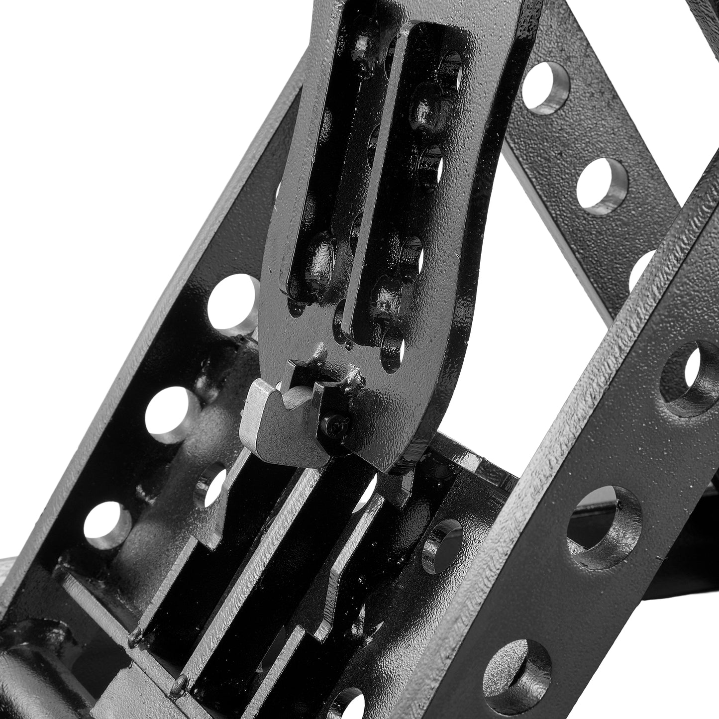 Car Lift, 25.6" Max. Height, 5,000 LBS Capacity Portable Car Lift, with Extended-Length Plates, Heavy-duty Carbon Steel Truck Lift with 120V Power Unit, Auto Car Jack Lifts for Home Garage Shop image 8