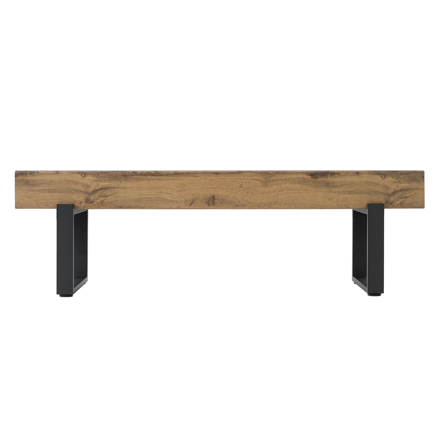 59" Wood Bench for Bedroom End of Bed, Farmhouse Indoor Kitchen Table Benches,Versatile Modern Shoe Bench for Entryway, Natural image 6