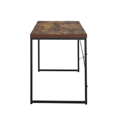 Bob Weathered Oak & Black Finish Writing Desk