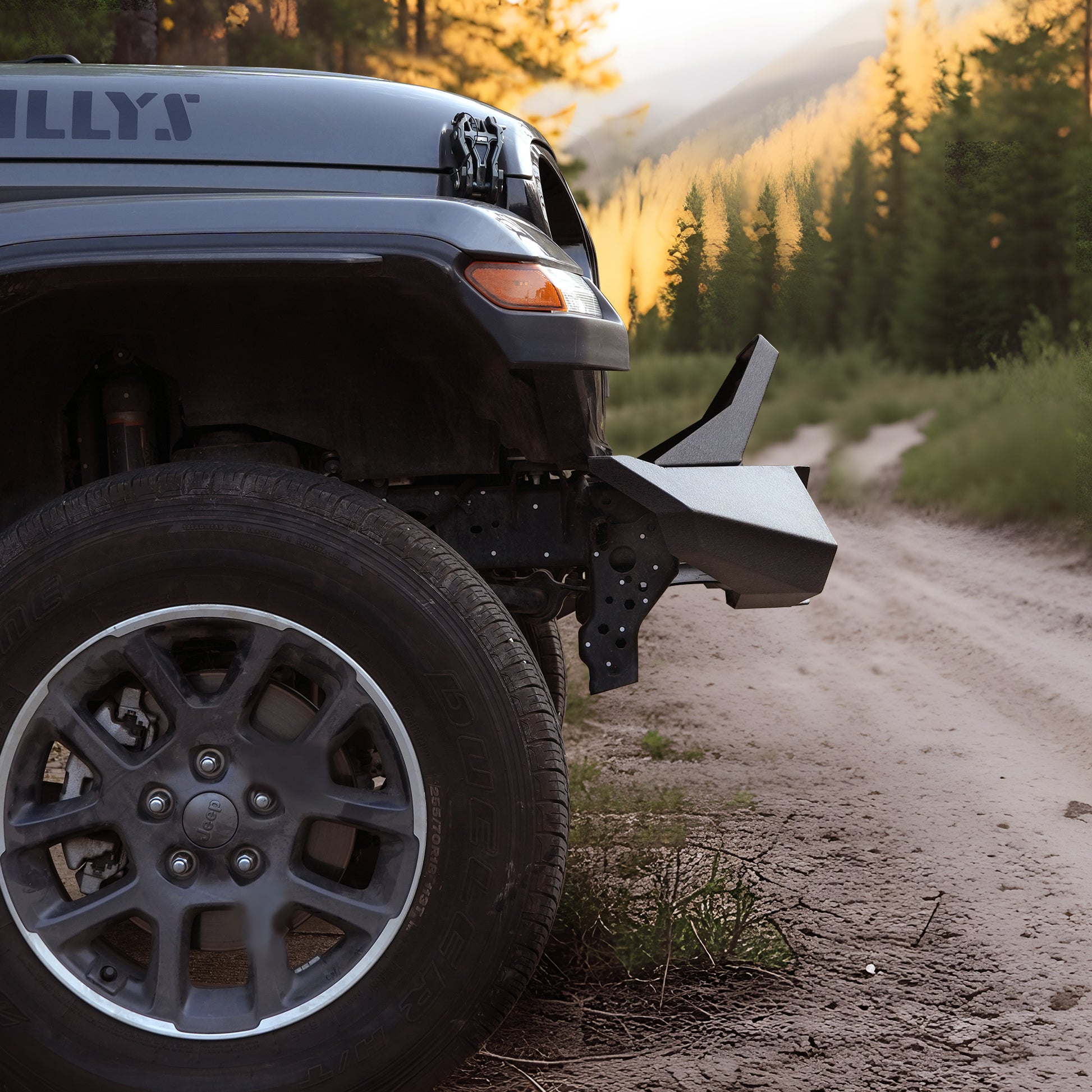 X Style Front Bumper with Winch Plate Compatible with Wrangler JK (2007-2017) Heavy Duty Black Textured Manganese Steel Construction, Perfect for On and Off-Road Used image 9