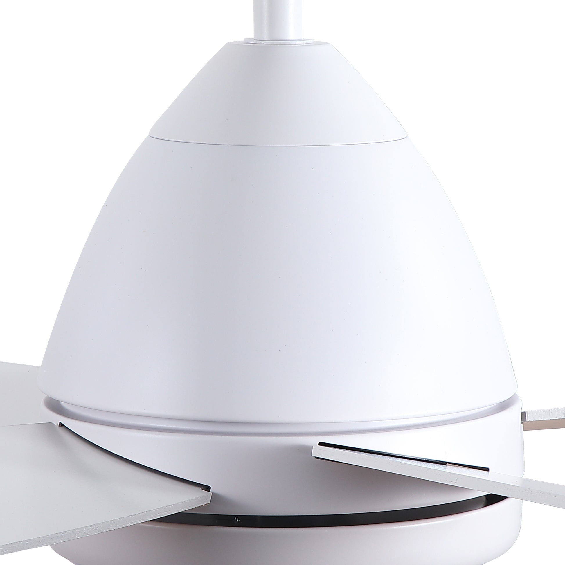 52 in. Indoor White Ceiling Fan with Intergrated LED Light Kit, Remote Control, 5 Plywood Blades and Work with Smart APP image 12
