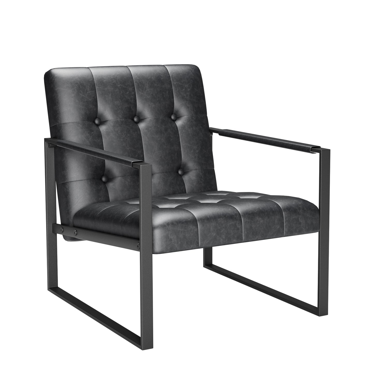 Accent Chair Modern Upholstered Accent Chair, Linen Sofa Chair for Bedroom, Living Room, Office image 11