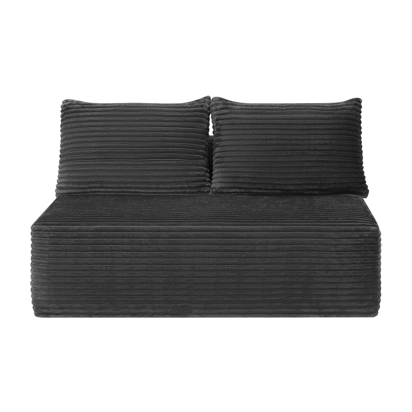 New-69"Cloud Sectional Couch, L-Shape Chaise with R-Shape Chaise with Deep Seat and Comfortable 2 Seater Couch for Modern Living Room,(Plush Fabric),Grey image 8