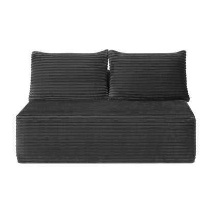 New-69"Cloud Sectional Couch, L-Shape Chaise with R-Shape Chaise with Deep Seat and Comfortable 2 Seater Couch for Modern Living Room,(Plush Fabric),Grey image 8