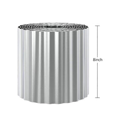 Corrugated Garden Edging 8x120 Inch - Durable Metal Edging Strips