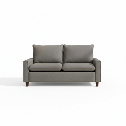 Container Furniture Direct Kathy Collection Modern Contemporary Fabric Upholstered Livingroom Loveseat Sleeper, Dark Grey image 7