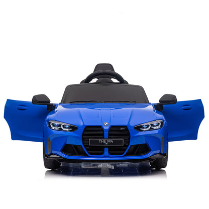 BMW M4 12v Kids ride on toy car 2.4G W/Parents Remote Control,Three speed adjustable,Power display, USB,MP3,Bluetooth,LED light,story,A handle with wheels and a pull, easy to carry image 10