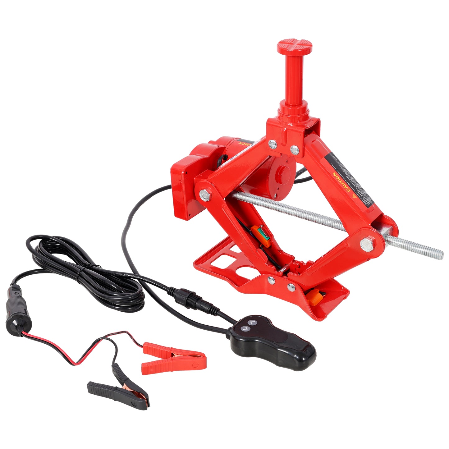 3Ton 12V Electric Car Scissor Jack Kit, Heavy Duty Portable Auto Lift Floor Jack, Roadside Emergency Tire Changing Tool for Sedans & SUVs image 5