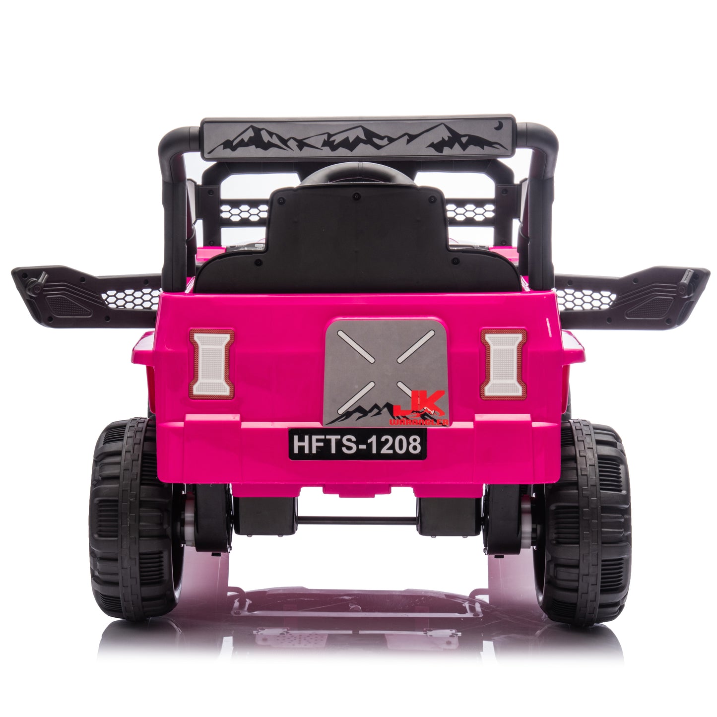 12V Kids Ride On Electric Truck Car W/Parents Control,2WD,Four-wheel suspension,Early education function,Adjustable volume,USB,MP3,Bluetooth,Microphone jack,Power display,LED lights For kids aged 1-4. image 12
