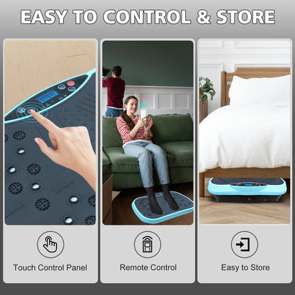 Vibration Plate Exercise Machine - Whole Body Workout Vibration Fitness Platform, Home Training Equipment for Weight Loss & Toning image 8