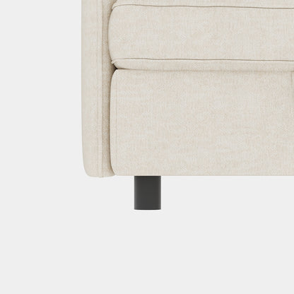 Armless Seat for Modular Sectional Sofa, Convertible Sofa Seat With Storage, Sleeper Sectional Sofa Set, Fabric Flexible Modular Combinations for Living Room(2PCS) image 8