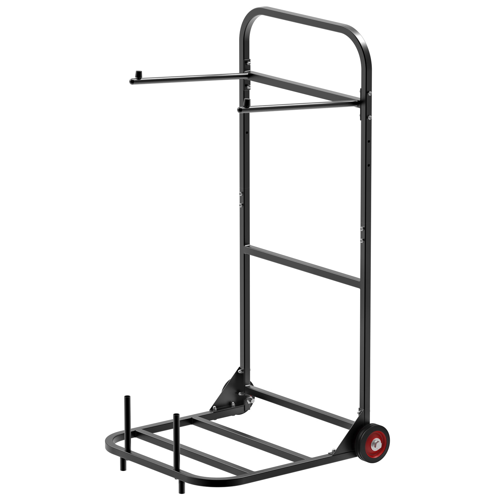 Folding Chair Rack Cart for 10 Chairs of 100 LBS Push-Style Chair Dolly image 5