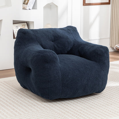 Bean Bag Chair, Bean Bag Sofa Chair with Armrests Stuffed High-Density Foam, Lazy Sofa Comfy Chairs BeanBag Chair for Adults in Living Room,Bedroom Reading image 3