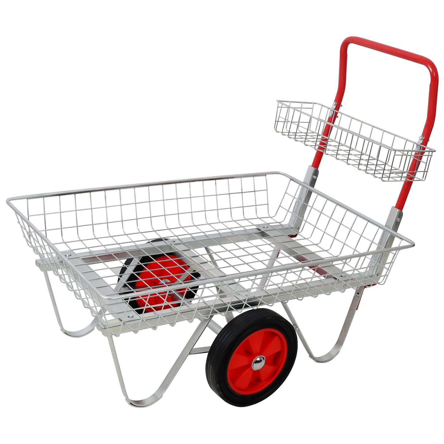 Garden Centre Trolley Heavy Duty Garden Utility Cart with Wheels, Rolling Storage Trolley for Outdoor Patio Yard Lawn and Gardening Tools image 4