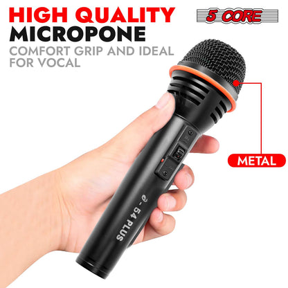 5Core Microphone Dynamic Mic Karaoke Singing Studio XLR Mics Handheld Microfono image 6