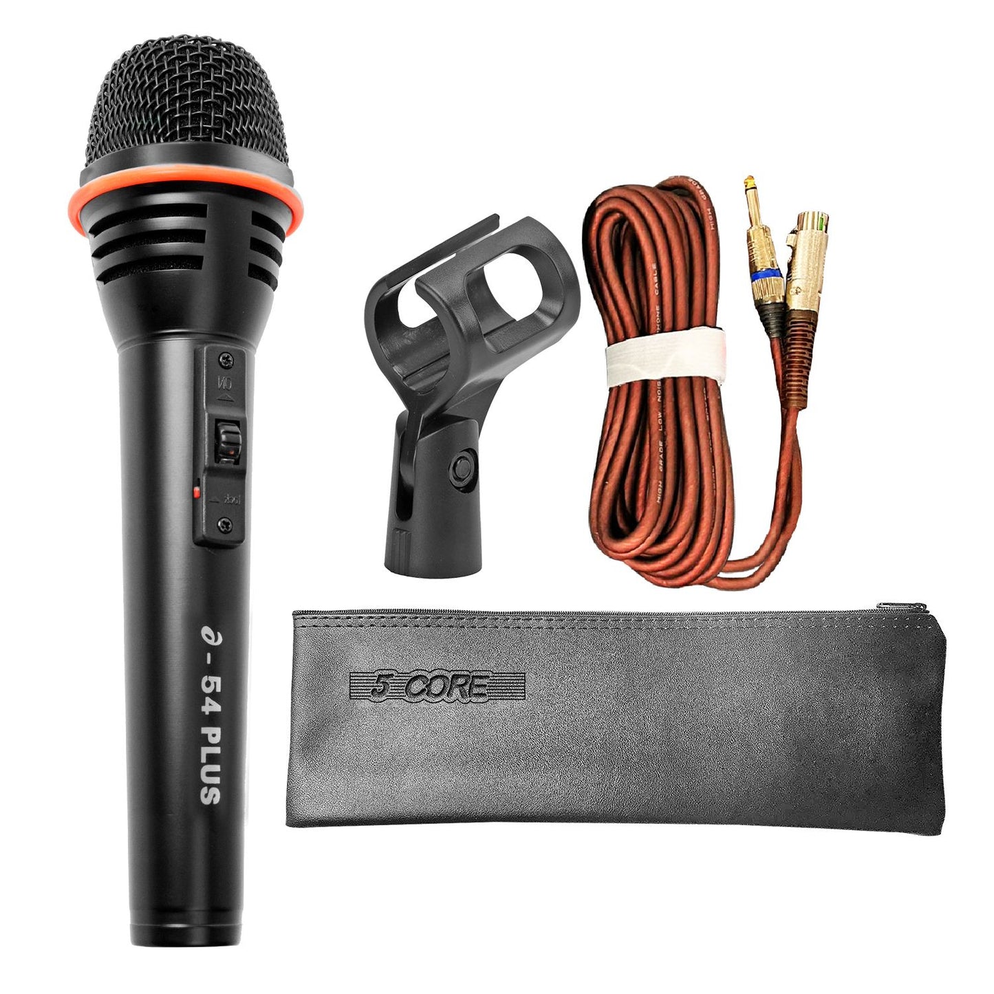 5Core Microphone Dynamic Mic Karaoke Singing Studio XLR Mics Handheld Microfono image 1