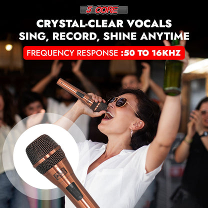 5Core XLR Microphone Dynamic Mic Karaoke Singing Studio Microfono Handheld Mics image 10