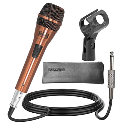 5Core XLR Microphone Dynamic Mic Karaoke Singing Studio Microfono Handheld Mics image 1
