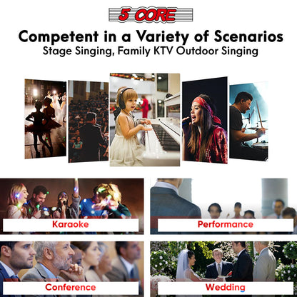 5Core XLR Microphone Dynamic Mic Karaoke Singing Studio Microfono Handheld Mics image 8