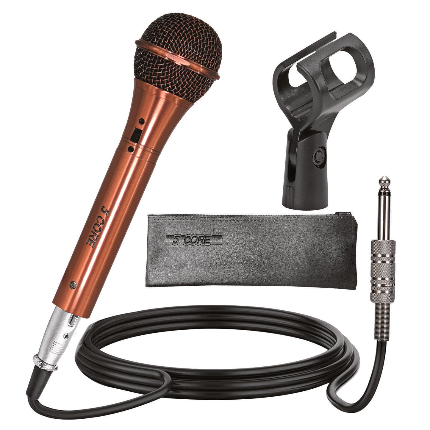 5Core XLR Microphone Dynamic Mic Karaoke Singing Studio Microfono Handheld Mics image 1