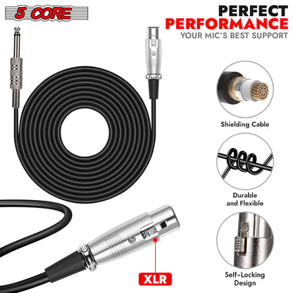 5Core XLR Microphone Dynamic Mic Karaoke Singing Studio Microfono Handheld Mics image 11